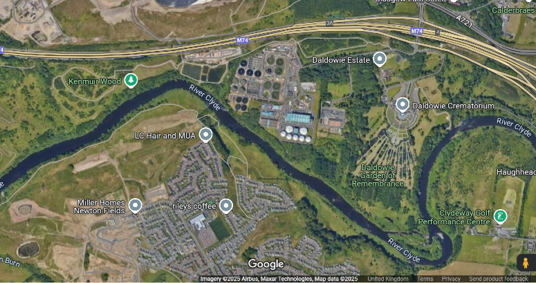 Google map of Daldowie site